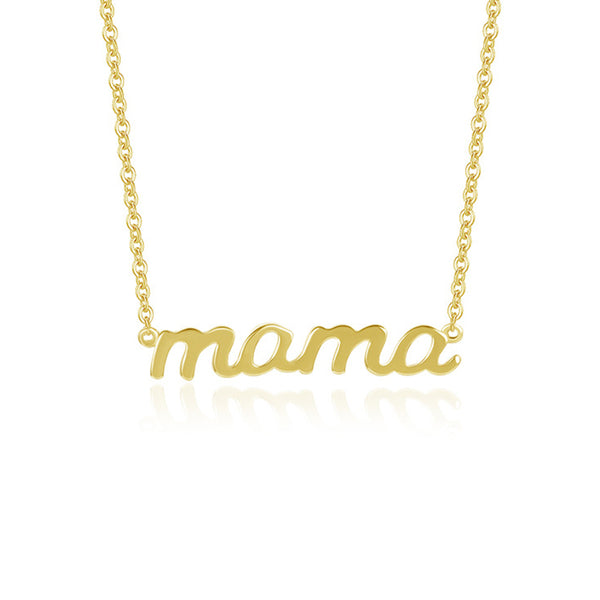 The MAMA necklace celebrates motherhood with a beautiful design - Mama Necklace