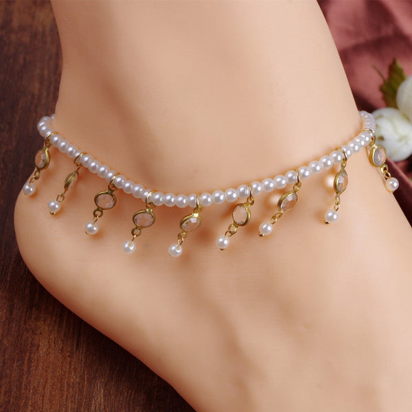 Boho Coin Anklets Cute Friendship Foot Jewelry for Women Teen Girls