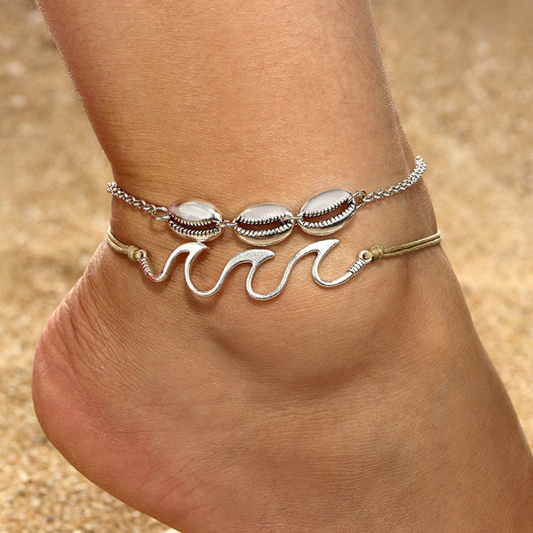 Handmade Bohemian String Anklet,  For Women Girls