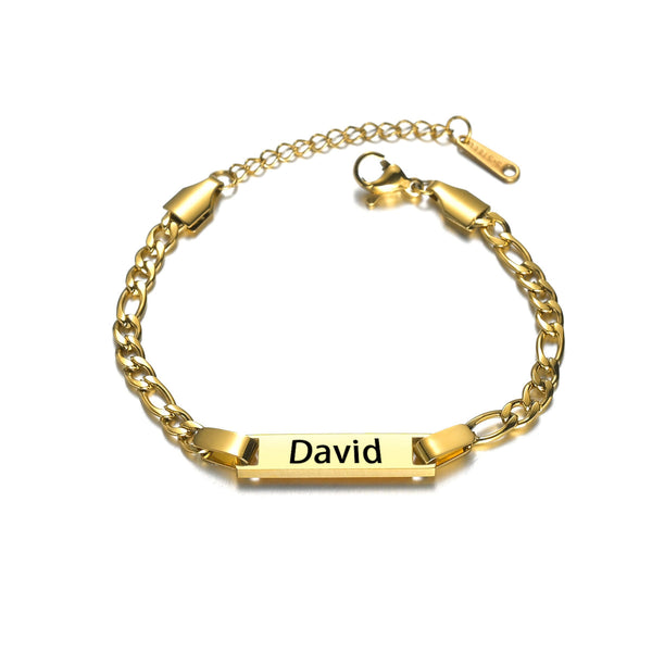 Personalized Name Men's Women's Bracelet Gift for Husband/Father