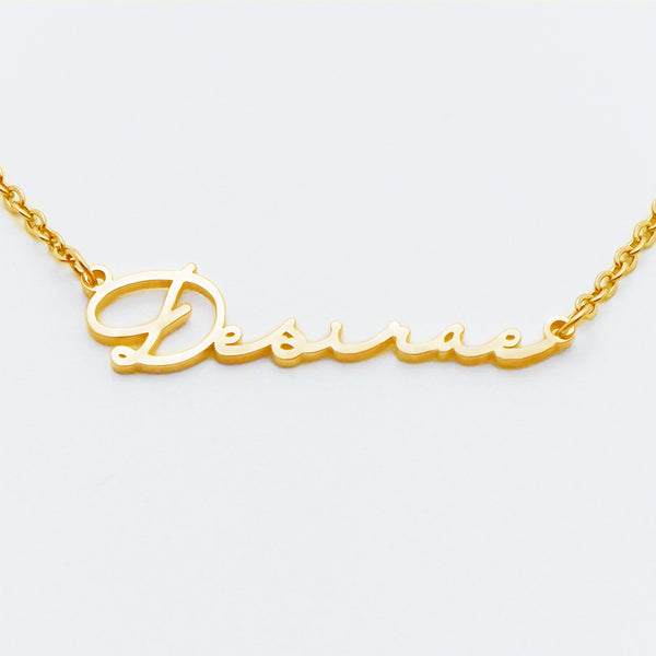 Minimalism Style Personalized Name Necklace Gift For Her/Him
