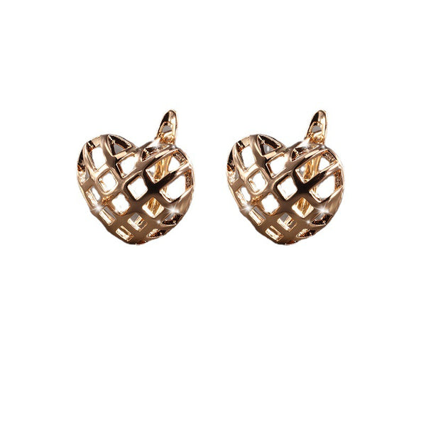Minimalist Heart Delicate Earrings Gift For Her