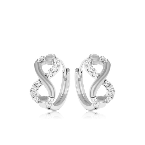 Elegante Infinity-Ohrringe - Zeitloses Symbol für Liebe und Verbundenheit