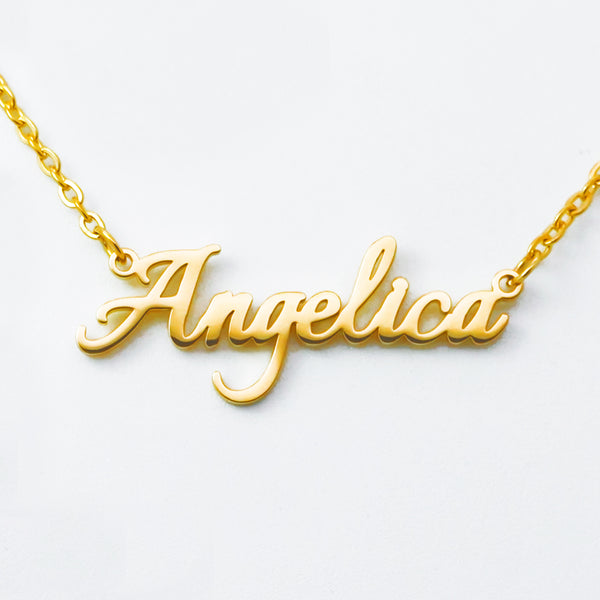 Classic Name Necklace Customized Personalized Letter Name Necklace with Any Name